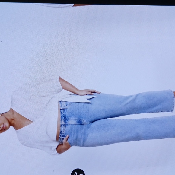 NWT City Chic Size 16 Tie Kiki Top White - Picture 4 of 4